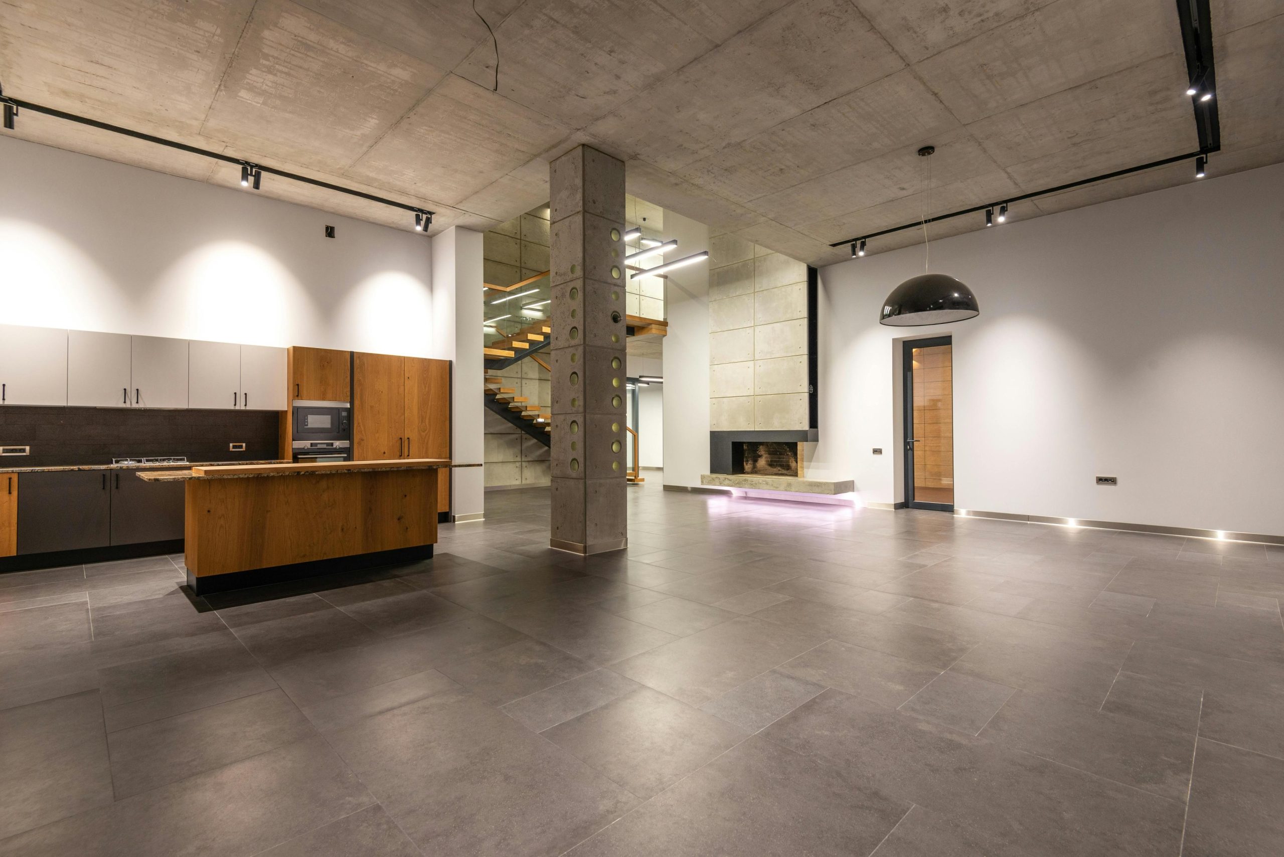 how to clean concrete floors